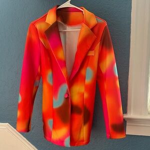 Colorful ladies blazer